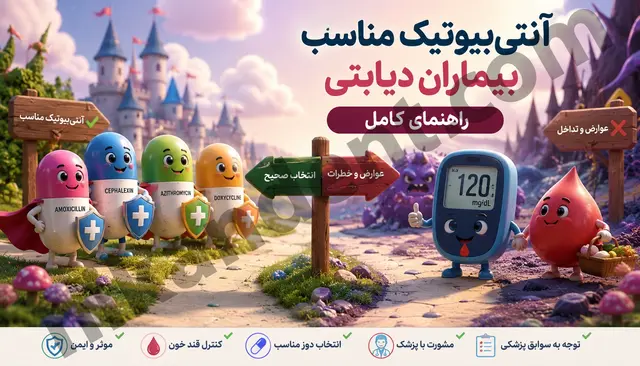 آنتی‌بیوتیک مناسب بیماران دیابتی