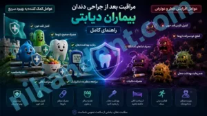 راهنمای مراقبت بعد از جراحی دندان