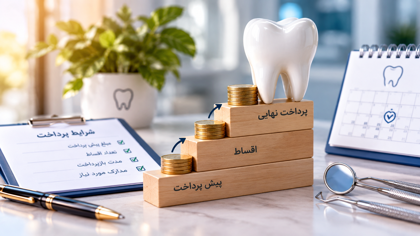 دندانپزشکی اقساطی با پیش پرداخت؛ شرایط و نکات مهم 1 دندانپزشکی اقساطی با پیش پرداخت