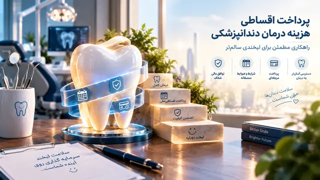 نحوه پرداخت اقساطی هزینه درمان دندانپزشکی